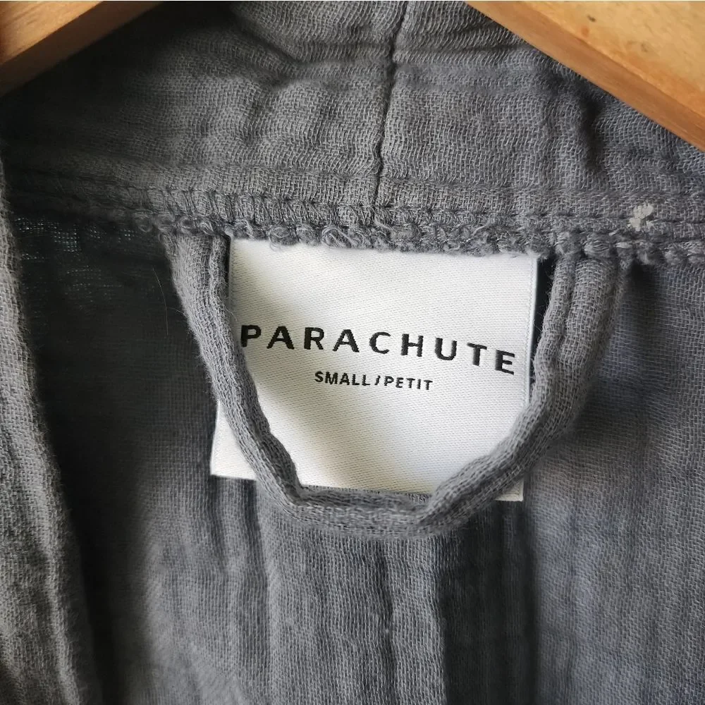 Parachute waffle robe unisex lagenlook minimalist freestyle